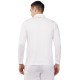 Whitedot Novelty Quick Dry Cricket Polo T-Shirt - Full Sleeves - White