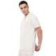 Whitedot Novelty Quick Dry Cricket Polo T-Shirt - Half Sleeves - Off White
