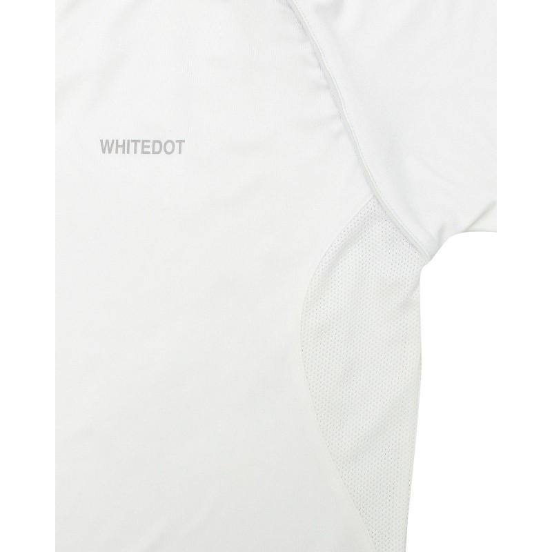 Whitedot Omega Dri-FIT Cricket White Polo T-Shirt Whitedot Omega Dri-FIT Cricket White Polo T-Shirt