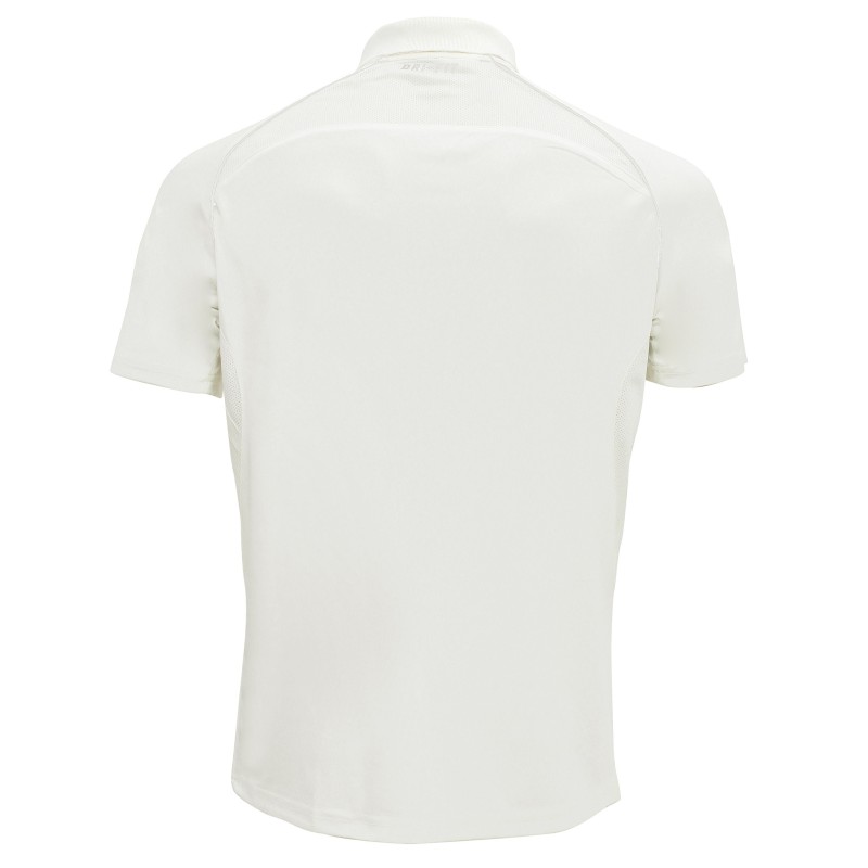 Whitedot Omega Dri-FIT Cricket White Polo T-Shirt Whitedot Omega Dri-FIT Cricket White Polo T-Shirt