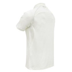 Whitedot Omega Dri-FIT Cricket White Polo T-Shirt