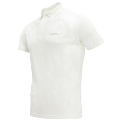 Whitedot Omega Dri-FIT Cricket White Polo T-Shirt