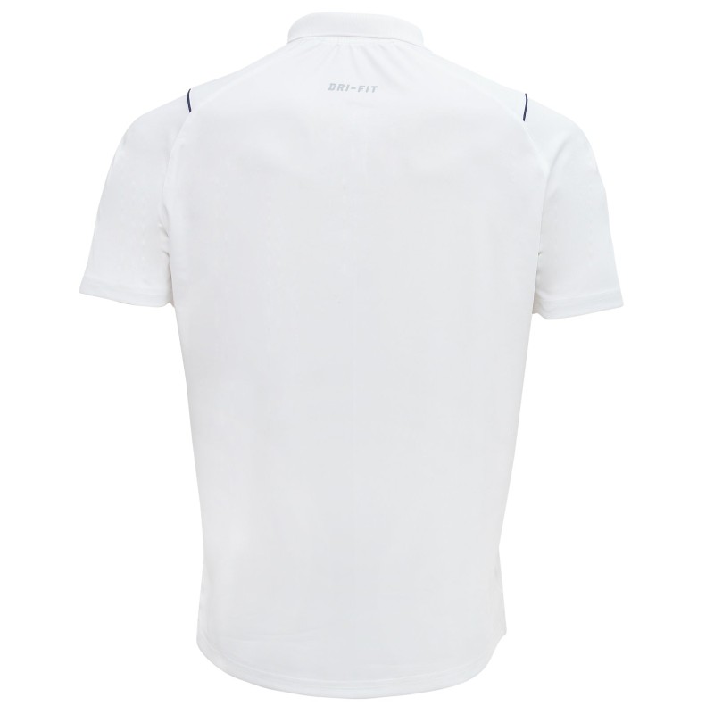 Whitedot Omega Quick Dry Half Sleeves Polo T-Shirt - White