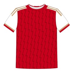 Whitedot Printed Team Wear - 100% Dry fit Polyester - Personalize it with your name & club logo - 540021