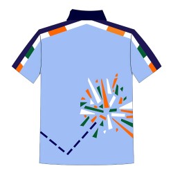 Whitedot Printed Team Wear - 100% Dry fit Polyester - Personalize it with your name & club logo - 540037