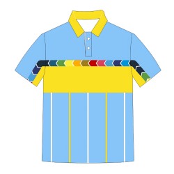 Whitedot Printed Team Wear - 100% Dry fit Polyester - Personalize it with your name & club logo - 540038