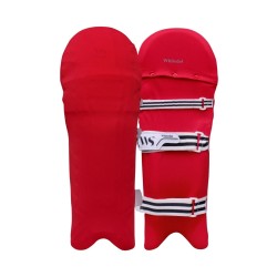 Whitedot Red Clads for Batting pads (Batting Legguard Cover) Whitedot Red Clads for Batting pads (Batting Legguard Cover)
