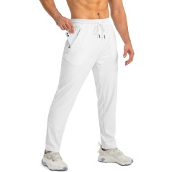 Whitedot Sigma Dri-FIT Active Trouser Pants - White Whitedot Sigma Dri-FIT Active Trouser Pants - White
