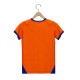 Whitedot Starz Junior Orange T-shirt and Blue Shorts Set