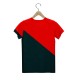 Whitedot Starz Junior Red T-shirt and Green Shorts Set