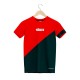 Whitedot Starz Junior Red T-shirt and Green Shorts Set