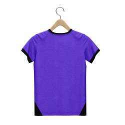 Whitedot Starz Junior Violet T-shirt and Black Shorts Set