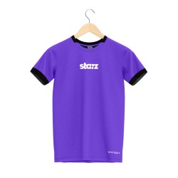 Whitedot Starz Junior Violet T-shirt and Black Shorts Set