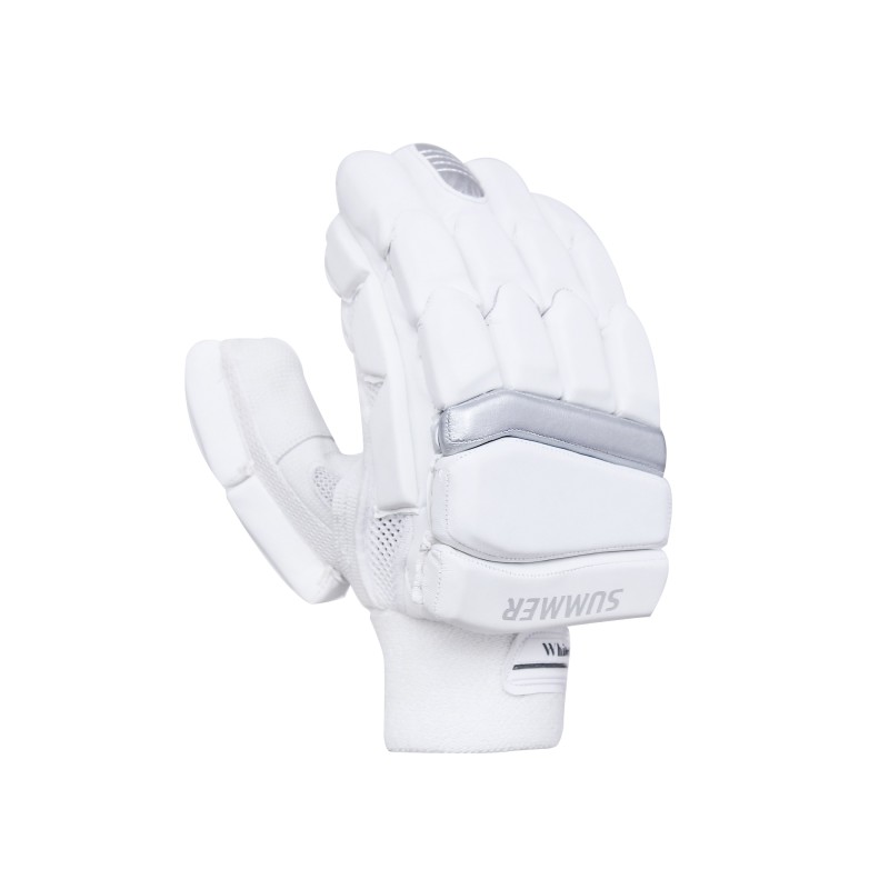 Whitedot Summer White Cricket Batting Gloves