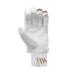 Whitedot Versed White Cricket Batting Gloves Whitedot Versed White Cricket Batting Gloves