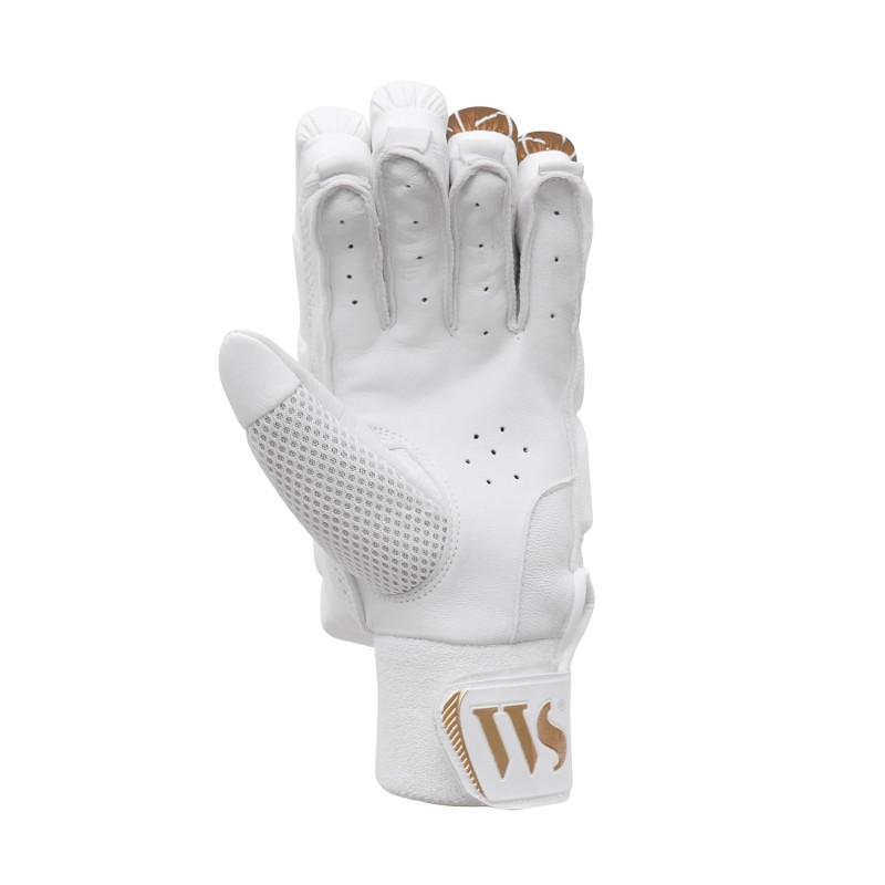 Whitedot Versed White Cricket Batting Gloves Whitedot Versed White Cricket Batting Gloves