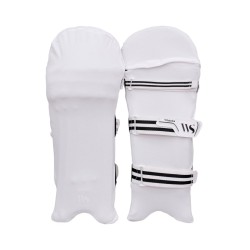 Whitedot White Clads for Batting pads (Batting Legguard Cover) Whitedot White Clads for Batting pads (Batting Legguard Cover)