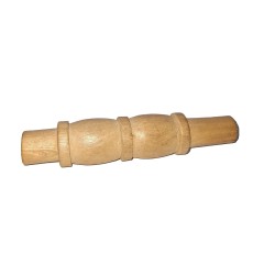 Whitedot White Wooden Stumps - Set of 3 stumps and 2 bails