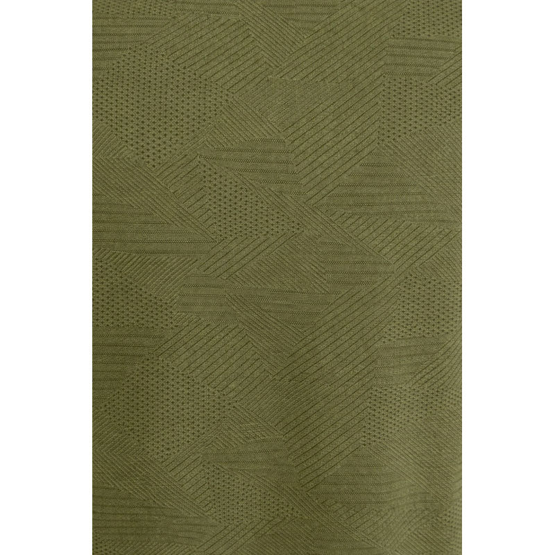 Whitedot FlexFit Round Neck Regular Dry Fit Gym Sports T-Shirt - Military Green