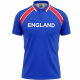 England Blue ODI World Cup 1999 Half Sleeves Cricket Fan Jersey - 100% Dryfit Polyester