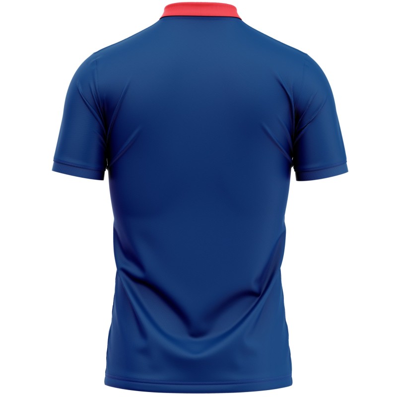 England Blue ODI World Cup 2003 Half Sleeves Cricket Fan Jersey - 100% Dryfit Polyester