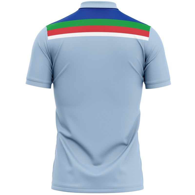 England Blue ODI World Cup 2019 Half Sleeves Cricket Fan Jersey - 100% Dryfit Polyester