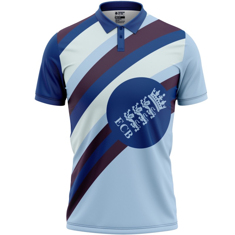 England Blue ODI World Cup 1997 Half Sleeves Cricket Fan Jersey - 100% Dryfit Polyester England Blue ODI World Cup 1997 Half Sleeves Cricket Fan Jersey - 100% Dryfit Polyester