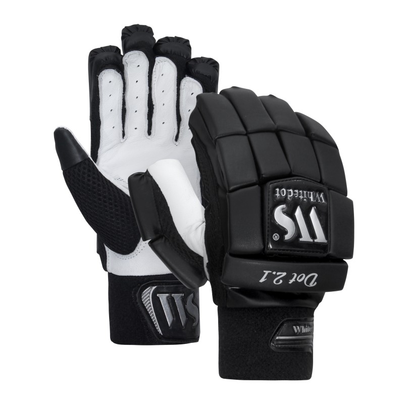 Whitedot Aegis Black Cricket Batting Gloves
