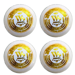 Whitedot Albatross Cricket Leather Ball - White - 40 Over Whitedot Albatross Cricket Leather Ball - White - 40 Over