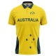 Australia Half Sleeves Cricket Fan Jersey - 100% Dryfit Polyester - With Name Personalization Australia Half Sleeves Cricket Fan Jersey - 100% Dryfit Polyester - With Name Personalization