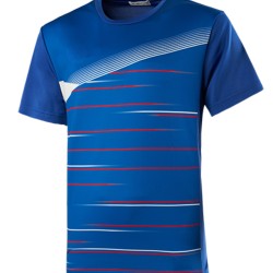 Whitedot Smash Master Pro Badminton Tshirt - Stretchable 100% Dryfit Polyester