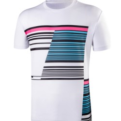 Whitedot Birdie Blitz X Badminton Tshirt - Stretchable 100% Dryfit Polyester
