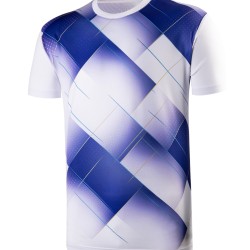 Whitedot Racket Racer Tech Badminton Tshirt - Stretchable 100% Dryfit Polyester
