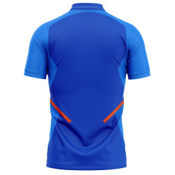 India ICC World Cup 2019 Half Sleeves Cricket Fan Jersey - 100% Dryfit Polyester - With Name Personalization India ICC World Cup 2019 Half Sleeves Cricket Fan Jersey - 100% Dryfit Polyester - With Name Personalization