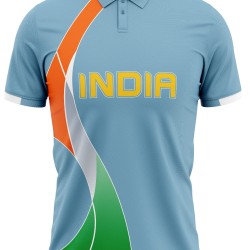 India T20 World Cup 2007 Half Sleeves Cricket Fan Jersey - 100% Dryfit Polyester - With Name Personalisation India T20 World Cup 2007 Half Sleeves Cricket Fan Jersey - 100% Dryfit Polyester - With Name Personalisation
