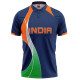India T20 World Cup 2009 Half Sleeves Cricket Fan Jersey - 100% Dryfit Polyester - With Name Personalization India T20 World Cup 2009 Half Sleeves Cricket Fan Jersey - 100% Dryfit Polyester - With Name Personalization
