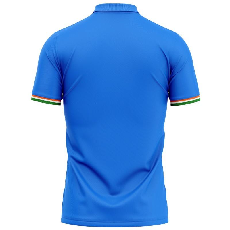 India ICC T20 World Cup 2016 Half Sleeves Cricket Fan Jersey - 100% Dryfit Polyester - With Name Personalization India ICC T20 World Cup 2016 Half Sleeves Cricket Fan Jersey - 100% Dryfit Polyester - With Name Personalization