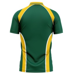 South Africa 2007 ICC World Cup Half Sleeves Cricket Fan Jersey - 100% Dryfit Polyester - With Name Personalization South Africa 2007 ICC World Cup Half Sleeves Cricket Fan Jersey - 100% Dryfit Polyester - With Name Personalization