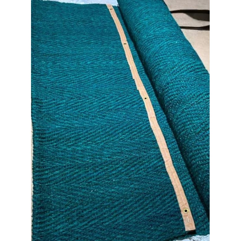 Outdoor Cricket Pitch Coir Mat - Green Premium
