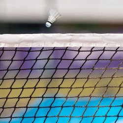 Elite Badminton Net – Official Size | Nylon / Cotton | Indoor & Outdoor Use