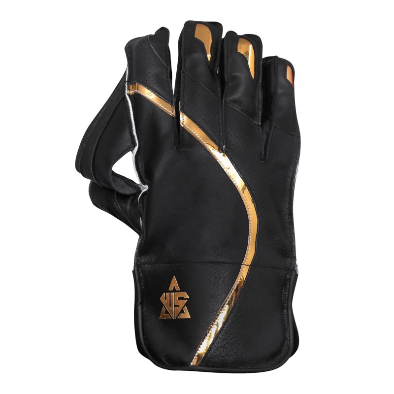 Whitedot Summer Wicket Keeping Gloves - Black