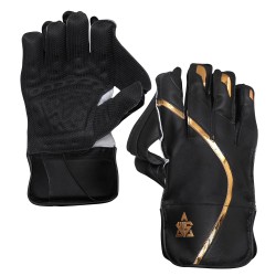 Whitedot Summer Wicket Keeping Gloves - Black