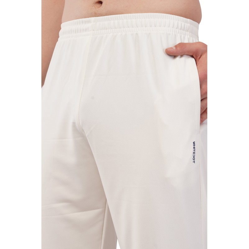 Whitedot Novelty Quick Dry Cricket Trouser Pants - Off-White Whitedot Novelty Quick Dry Cricket Trouser Pants - Off-White