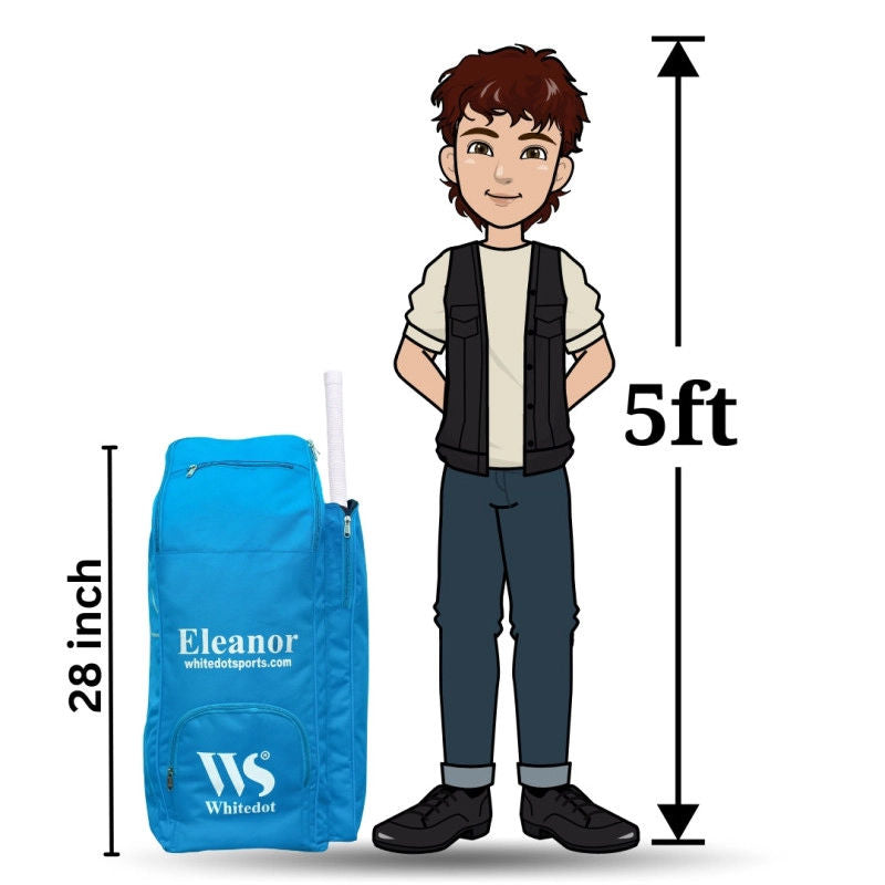 Whitedot Eleanor Blue Junior Duffle Cricket Kitbag Whitedot Eleanor Blue Junior Duffle Cricket Kitbag