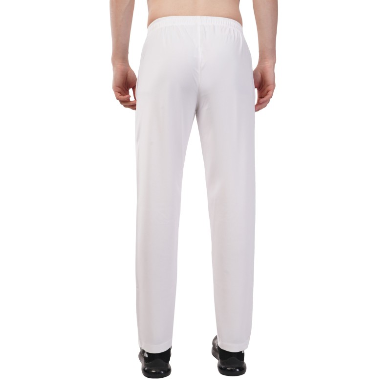 Whitedot Novelty Quick Dry Cricket Trouser Pants - White Whitedot Novelty Quick Dry Cricket Trouser Pants - White